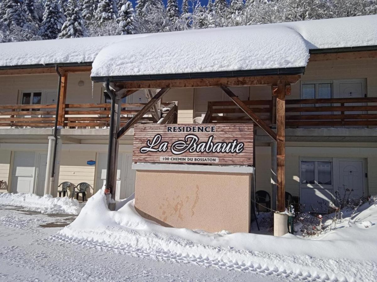 Babaute 7, Studio Typique Au Pied Des Pistes Prémanon Eksteriør billede